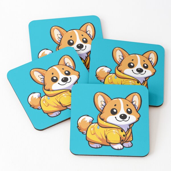 Item preview, Corgi Raincoat Weather designed and sold by BarkandStick.