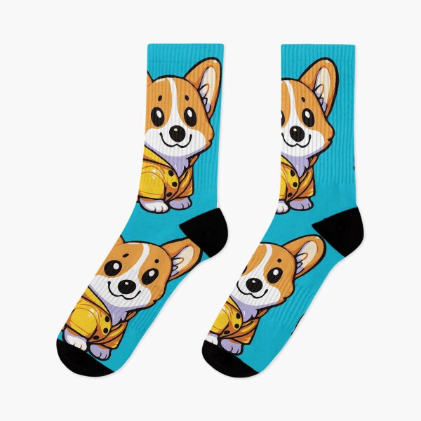 Item preview, Corgi Raincoat Weather designed and sold by BarkandStick.