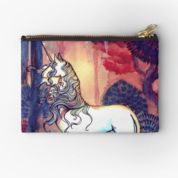The last Unicorn Zipper Pouch