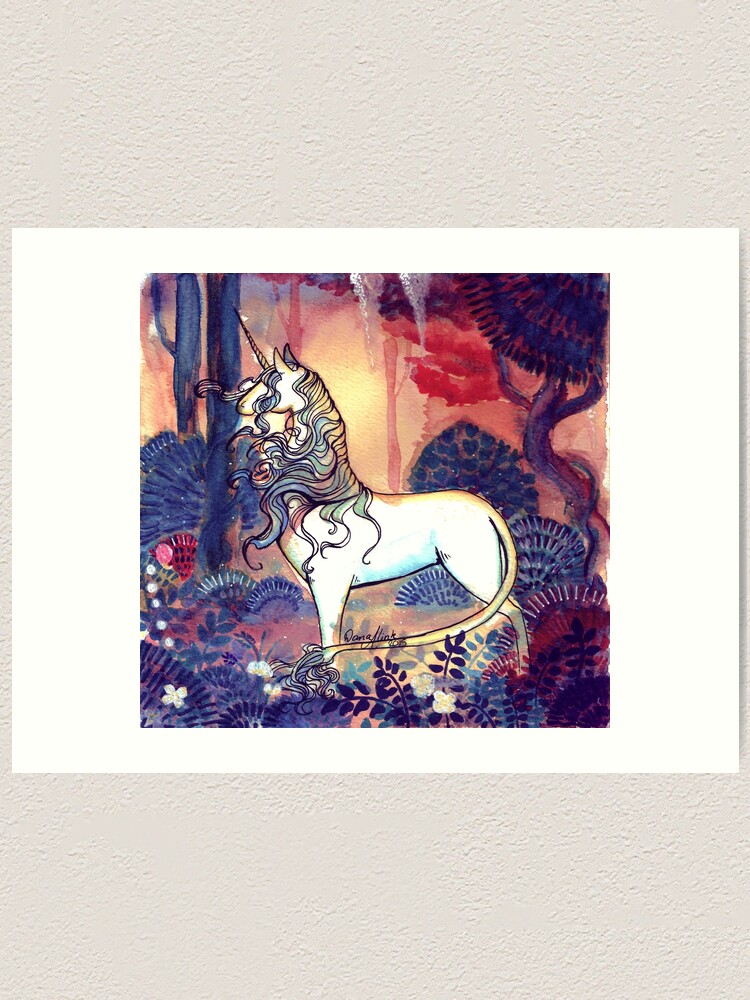 "The last Unicorn" Art Print for Sale by Kaizoku-hime | Redbubble