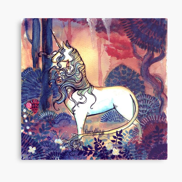 The last Unicorn Metal Print