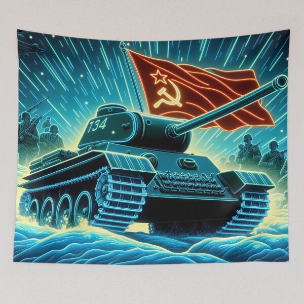 Item preview, T-34 Tank - Onward to Victory! designed and sold by ClassicRetroism.