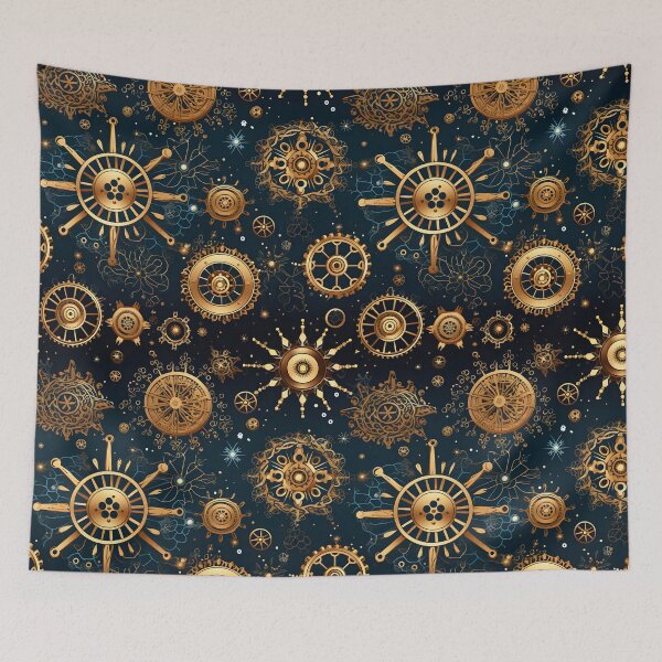 Item preview, Golden Steampunk Pattern I (large) designed and sold by the-lamplighter.