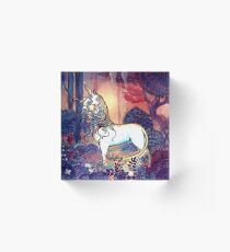 The last Unicorn Acrylic Block