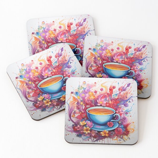Item preview, Blooming Tea - Tea makes me happy - Digital Art designed and sold by SnoopyTF.