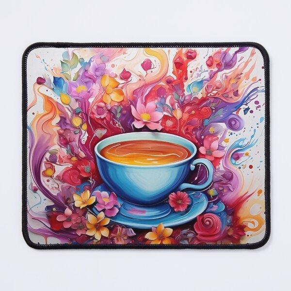 Item preview, Blooming Tea - Tea makes me happy - Digital Art designed and sold by SnoopyTF.