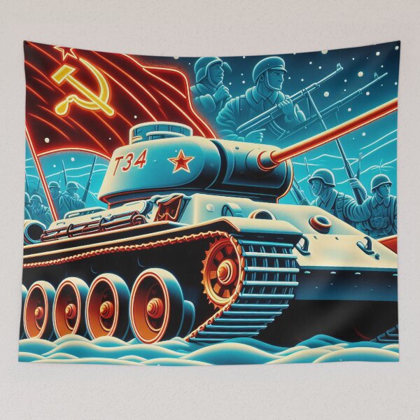 Item preview, T-34 Tank - Onward to Victory! designed and sold by ClassicRetroism.