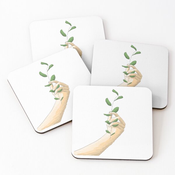 Item preview, A hand holding branch designed and sold by elegant-unicorn.