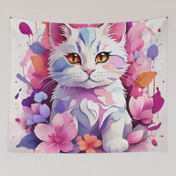 Artikelvorschau, 009 Cute Cat Illustration entworfen und verkauft von Alexis Art Collection.