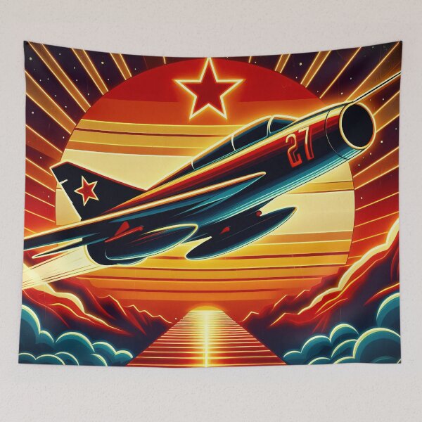 Item preview, MiG-17 Jet - Onward to Victory! designed and sold by ClassicRetroism.