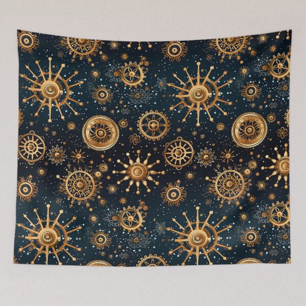 Item preview, Golden Steampunk Pattern II (large) designed and sold by the-lamplighter.