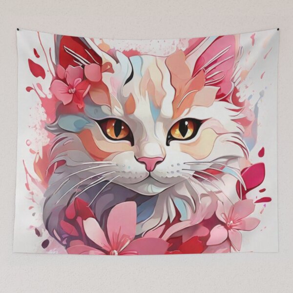 Artikelvorschau, 012 Cute Cat Illustration entworfen und verkauft von Alexis Art Collection.