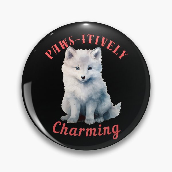 Item preview, Paws-Itively Charming. fox head designed and sold by FoxVibes.