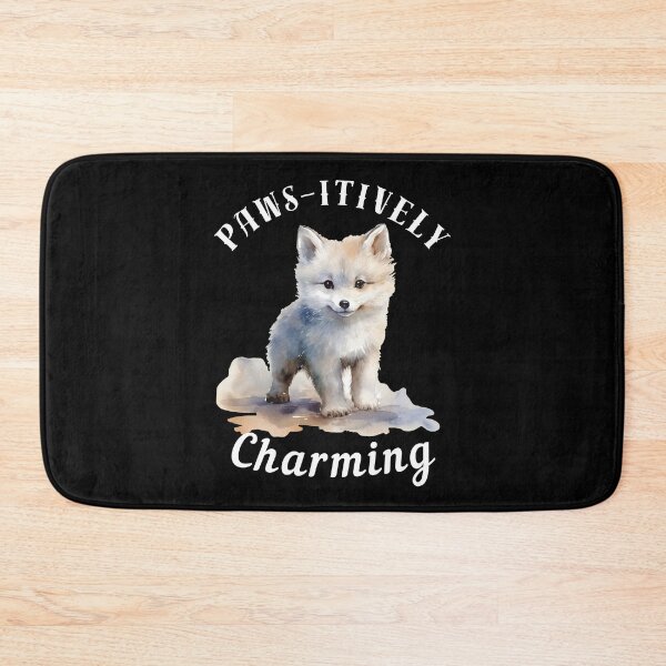 Item preview, Paws-Itively Charming. fox quote designed and sold by FoxVibes.