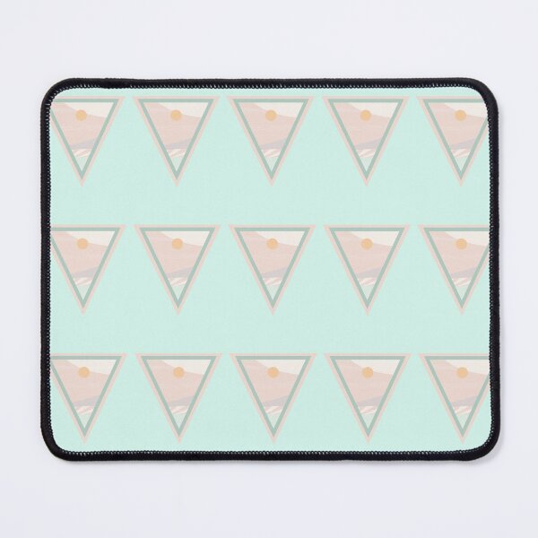 Item preview, LittleGnomad - Pastel Triangle Mountain Range Landscape Design #2 designed and sold by LittleGnomad.