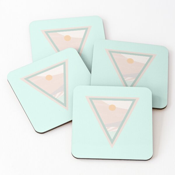 Item preview, LittleGnomad - Pastel Triangle Mountain Range Landscape Design #2 designed and sold by LittleGnomad.