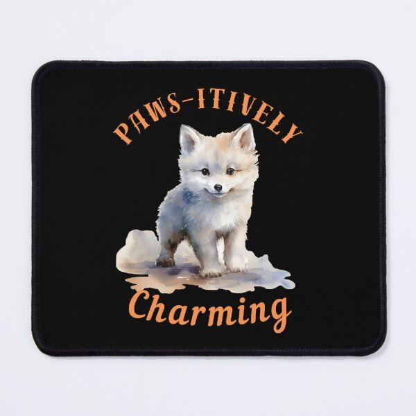 Item preview, Paws-Itively Charming. fox watercolor designed and sold by FoxVibes.