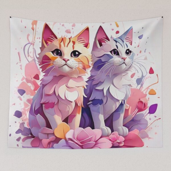 Artikelvorschau, 014 Cute Cat Illustration entworfen und verkauft von Alexis Art Collection.