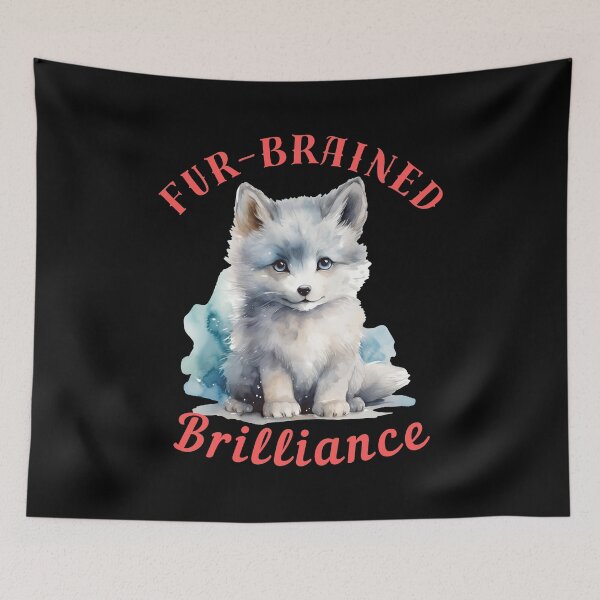 Item preview, Fur-Brained Brilliance. fox head designed and sold by FoxVibes.