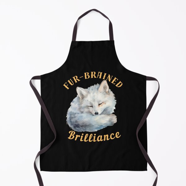 Item preview, Fur-Brained Brilliance. fox saying designed and sold by FoxVibes.