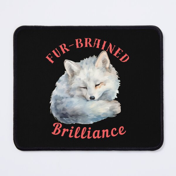 Item preview, Fur-Brained Brilliance. retro fox designed and sold by FoxVibes.