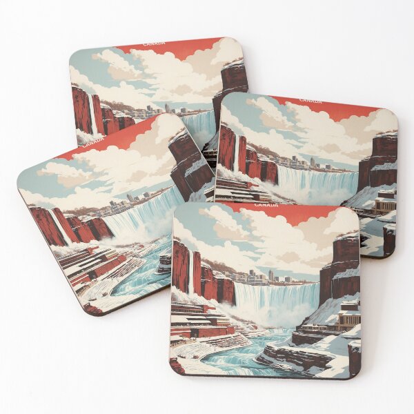 Item preview, Niagara Falls Canada Vintage Poster Tourism 2 designed and sold by TravelersGems.