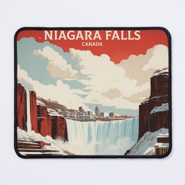 Item preview, Niagara Falls Canada Vintage Poster Tourism 2 designed and sold by TravelersGems.