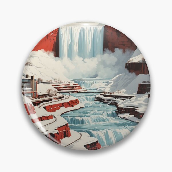 Item preview, Niagara Falls Canada Vintage Poster Tourism designed and sold by TravelersGems.