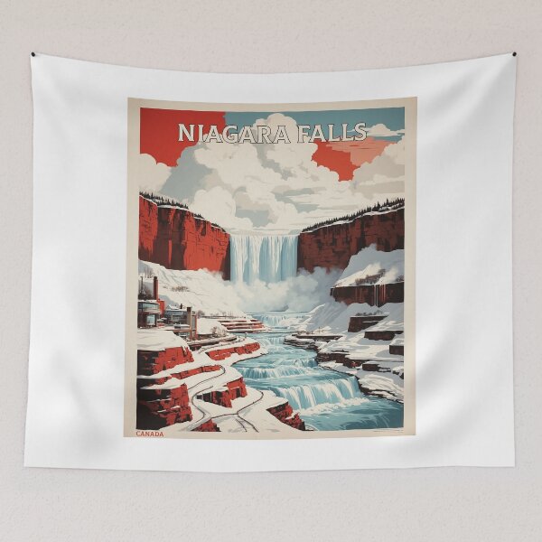 Item preview, Niagara Falls Canada Vintage Poster Tourism designed and sold by TravelersGems.
