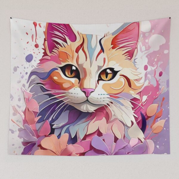 Artikelvorschau, 017 Cute Cat Illustration entworfen und verkauft von Alexis Art Collection.