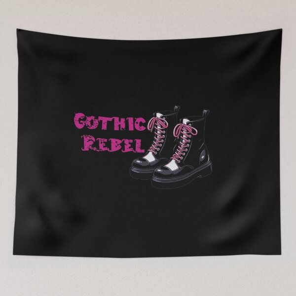 Item preview, Gothic Rebel -   Bovver Boots - Goth Aesthetic Design designed and sold by SRZT.