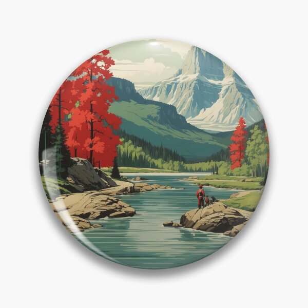 Item preview, Ontario Canada Vintage Poster Tourism designed and sold by TravelersGems.