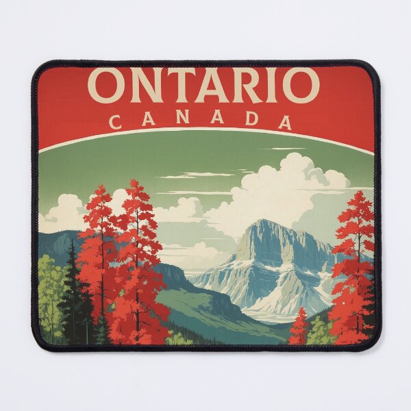 Item preview, Ontario Canada Vintage Poster Tourism designed and sold by TravelersGems.