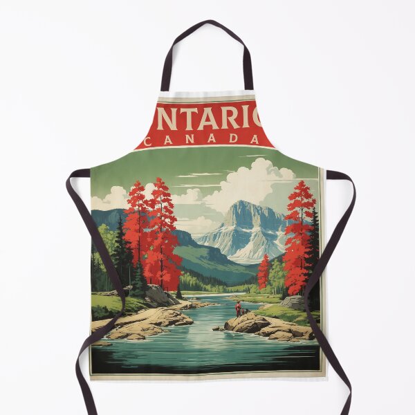 Item preview, Ontario Canada Vintage Poster Tourism designed and sold by TravelersGems.