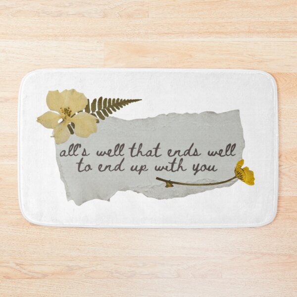 Item preview, All's well that ends well to end up with you - Taylor Swift designed and sold by erkabees.