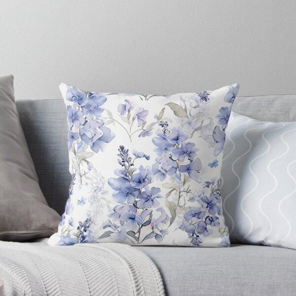 Item preview, Watercolor Delphinium Flowers designed and sold by Mikikul.