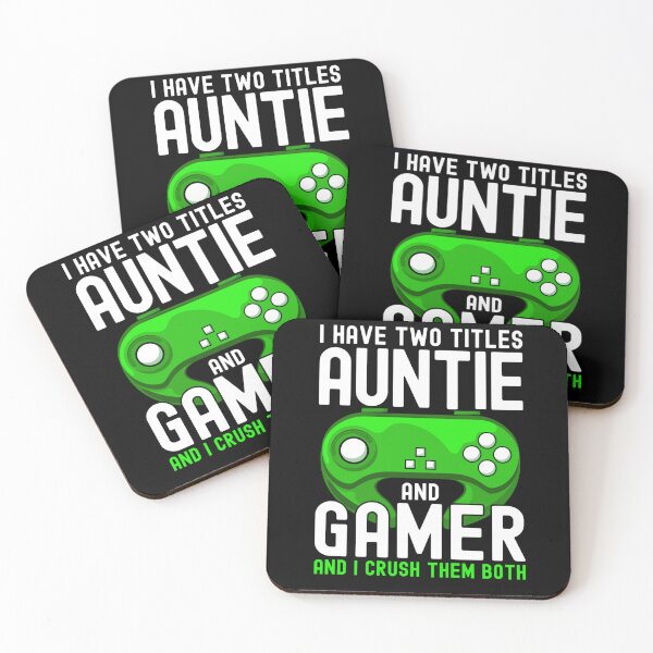 Item preview, I Have Two Titles Auntie And Gamer Funny Gaming Lover Aunt designed and sold by taaddison50.