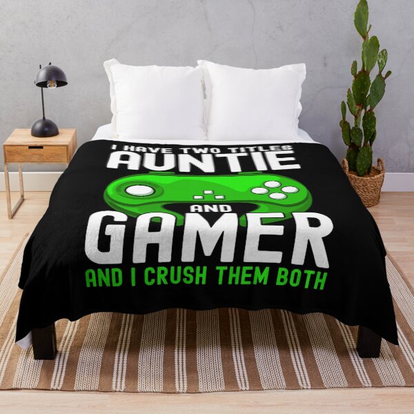 Item preview, I Have Two Titles Auntie And Gamer Funny Gaming Lover Aunt designed and sold by taaddison50.