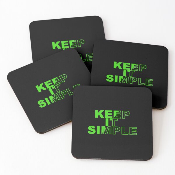 Item preview, keep it simple, text green designed and sold by Colorful-Worlds.