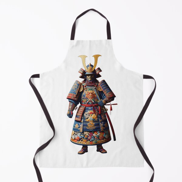 Item preview, Japanese Shogun Samurai Warrior with Embroidered Coat designed and sold by kylmllr101684.