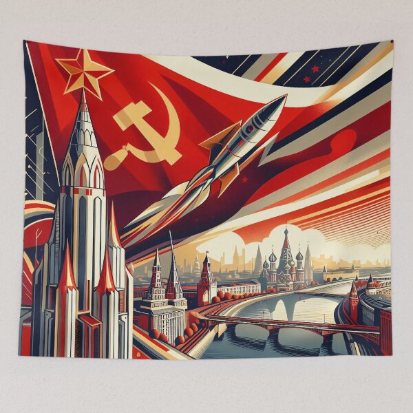 Item preview, Soviet Propaganda Poster designed and sold by ClassicRetroism.