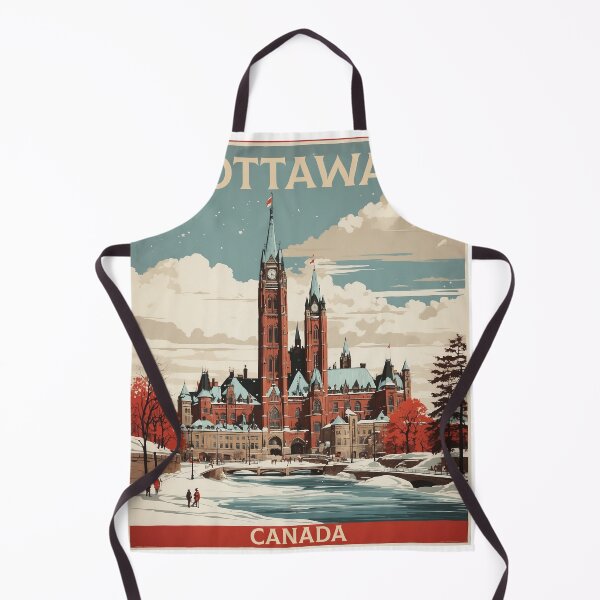 Item preview, Ottawa Canada Vintage Poster Tourism designed and sold by TravelersGems.