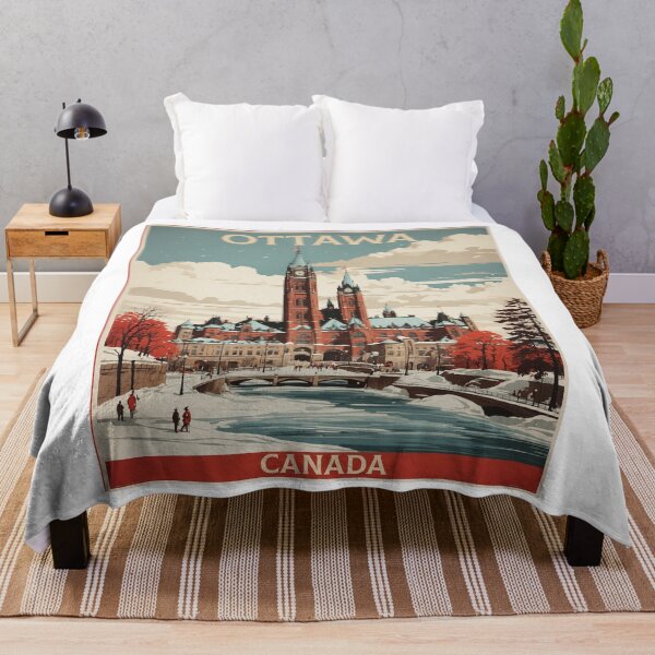 Item preview, Ottawa Canada Vintage Poster Tourism designed and sold by TravelersGems.