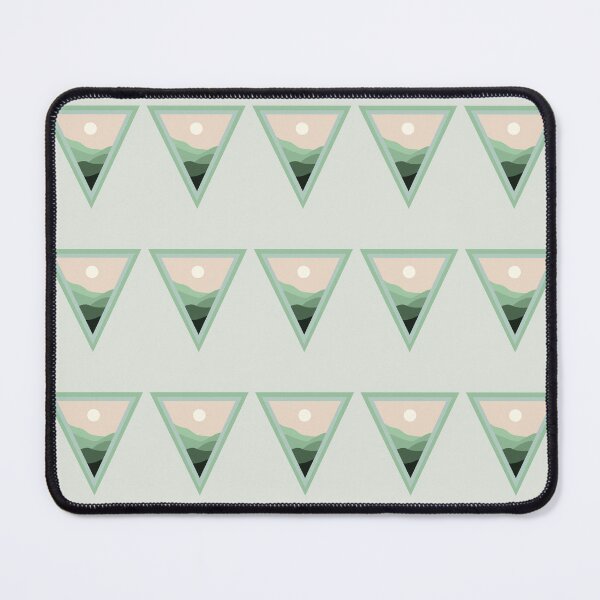 Item preview, LittleGnomad - Pastel Triangle Mountain Range Landscape Design #3 designed and sold by LittleGnomad.
