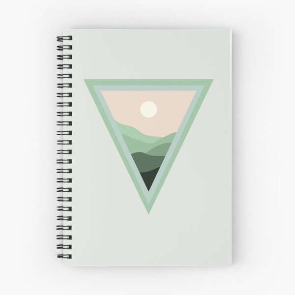 Item preview, LittleGnomad - Pastel Triangle Mountain Range Landscape Design #3 designed and sold by LittleGnomad.