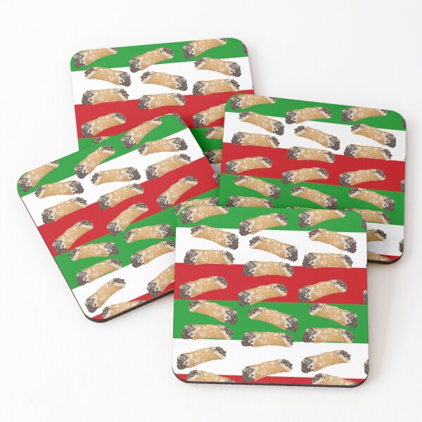Item preview, Italian Pastry Dessert Cannoli Pattern designed and sold by HoorayDesigns.