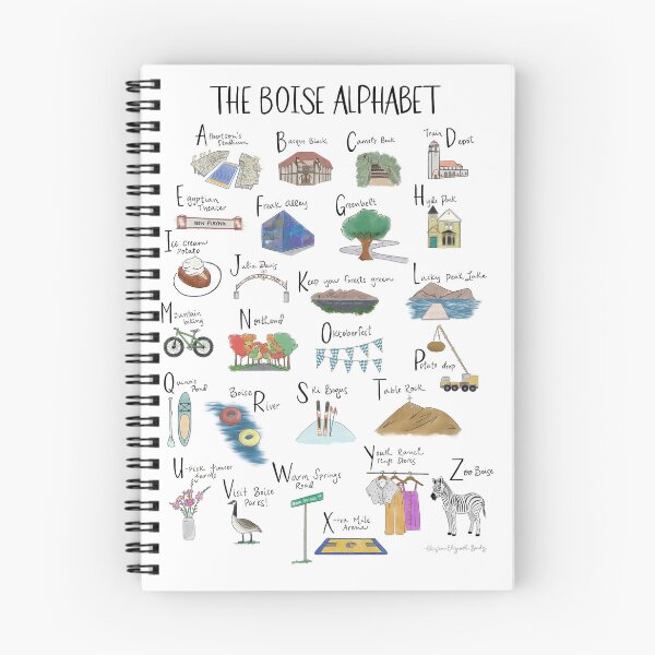 Item preview, The Boise Alphabet designed and sold by Chrisselizabeth.