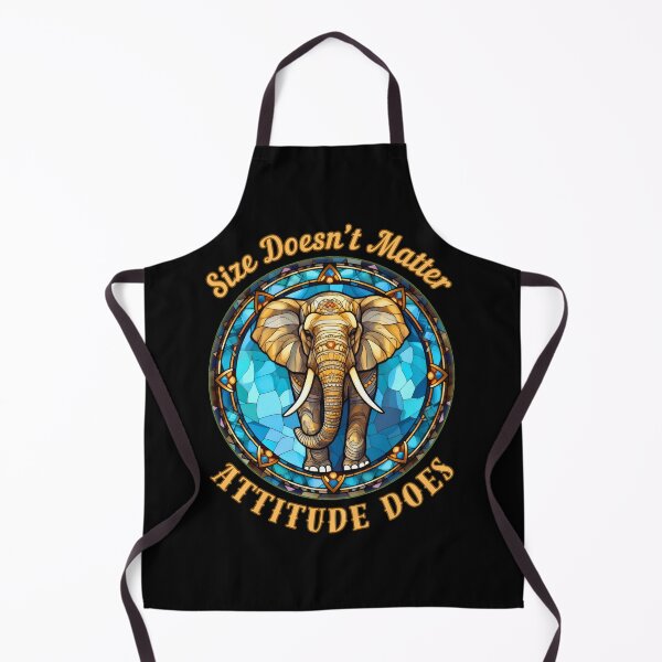 Item preview, Size Doesn’t Matter. Attitude Does. elephant lover designed and sold by ElephantVibes.
