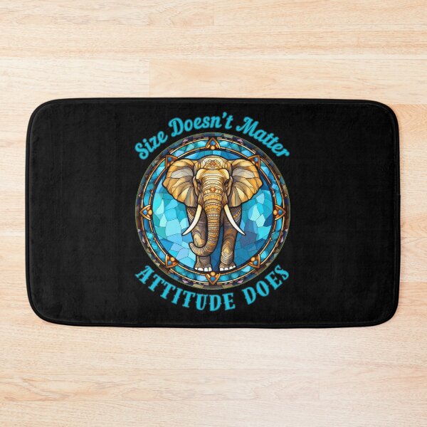 Item preview, Size Doesn’t Matter. Attitude Does. funny elephant designed and sold by ElephantVibes.
