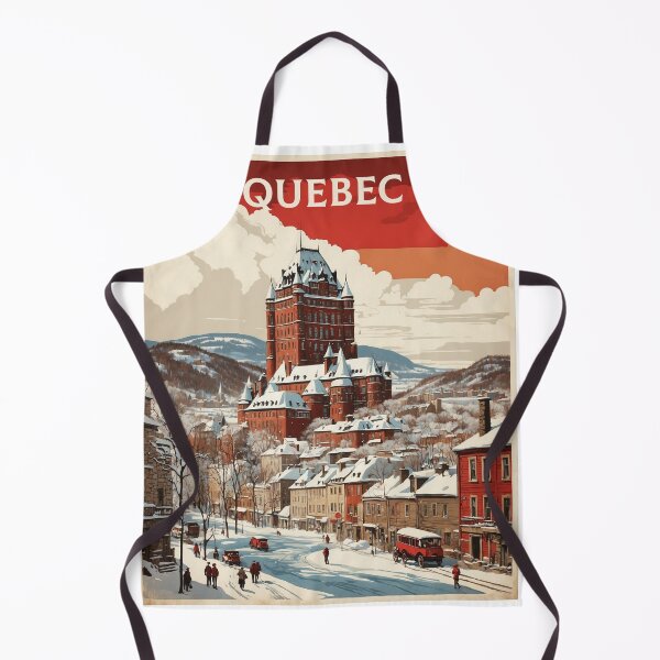Item preview, Quebec Canada Vintage Poster Tourism 2 designed and sold by TravelersGems.